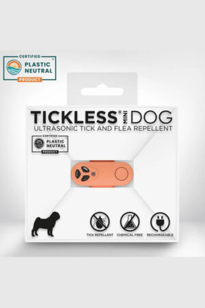 Vegyszermentes, tölthető kullancs- és bolhariasztó készülék kutyáknak és macskáknak, TICKLESS Mini