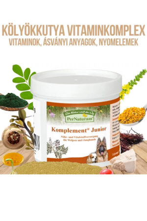 PerNaturam Komplement® Junior kölyök és fiatal kutyáknak 1 éves korig 150 g